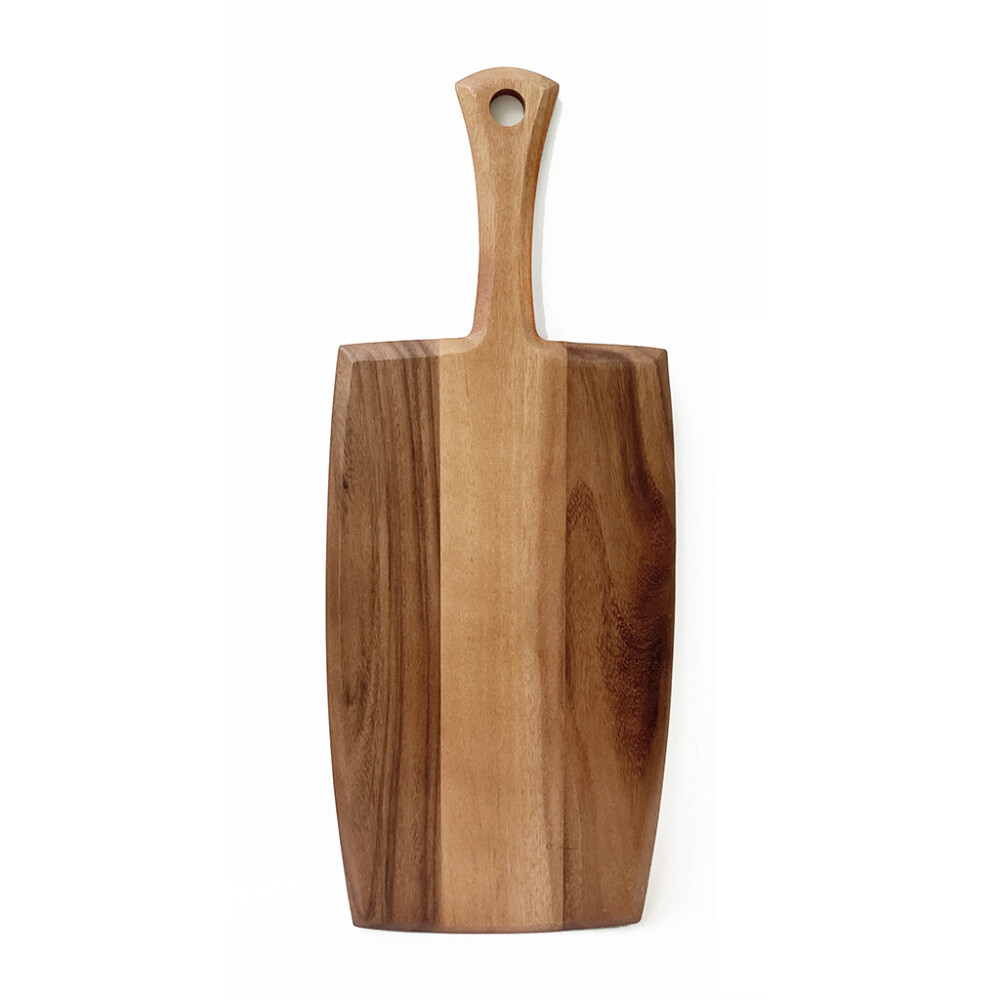 Tabla de Cortar de Madera con Mango 52 x 21 cm – Rectangular TABLA RECTANGULAR C/MANGO 52X21X1.5CM MADERA