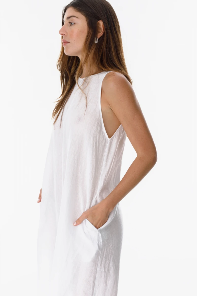 Vestido Duck blanco m