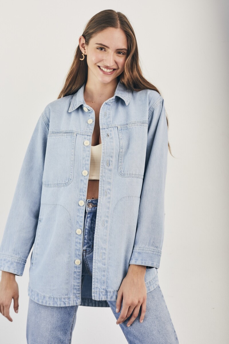 Sobrecamisa Denim - Jean Claro 