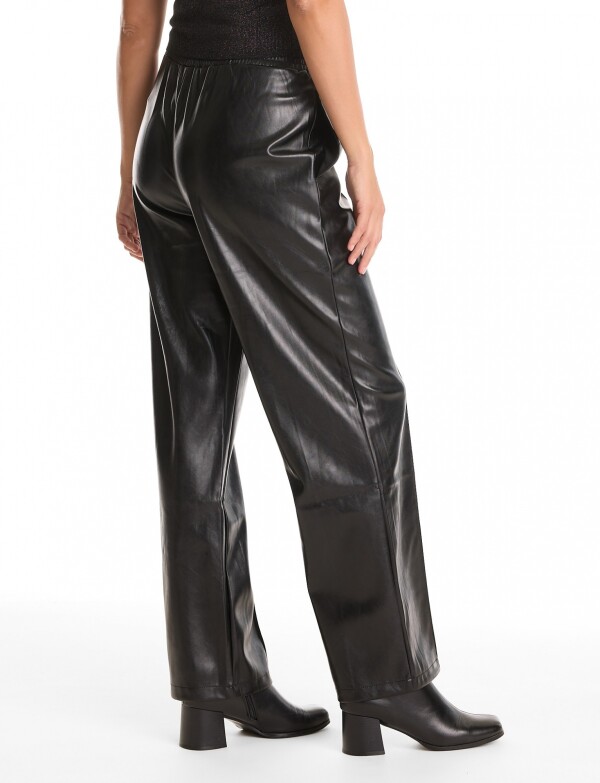 Pantalon Eco Cuero NEGRO