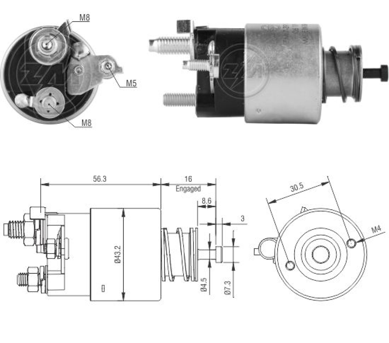 AUTOMATICO DE ARRANQUE - NOTE MARCH VERSA VALEO ZM 