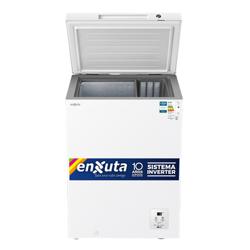 FREEZER HORIZONTAL ENXUTA FHENXI16150 DUAL INVERTER 141 Lts Freezer Horizontal Enxuta Fhenxi16150 Dual Inverter 141 Lts