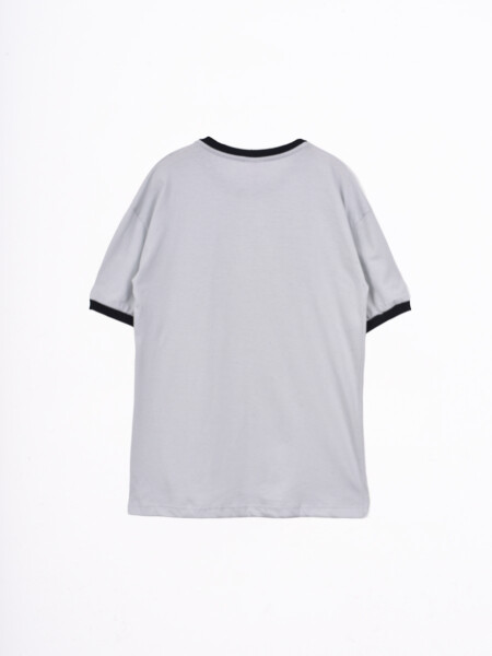 REMERA SPIDER EYES GRIS