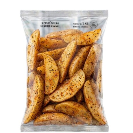 PAPAS RUSTICAS CONDIMENTADAS 1KG (WEDGES) PAPAS RUSTICAS CONDIMENTADAS 1KG (WEDGES)