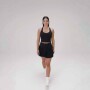 Tank Anywhere Cropped Built-In Bra Tank Mujer Oxblood