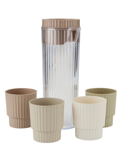 Jarra BRIS 1.1 l con 4 vasos Jarra BRIS 1.1 l con 4 vasos