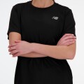 Remera New Balance de Dama - SHORT SLEEVE - WT41222BK BLACK