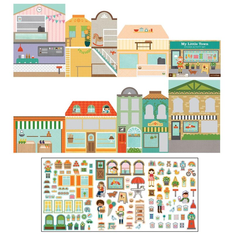 Juego de actividades con stickers Ciudad