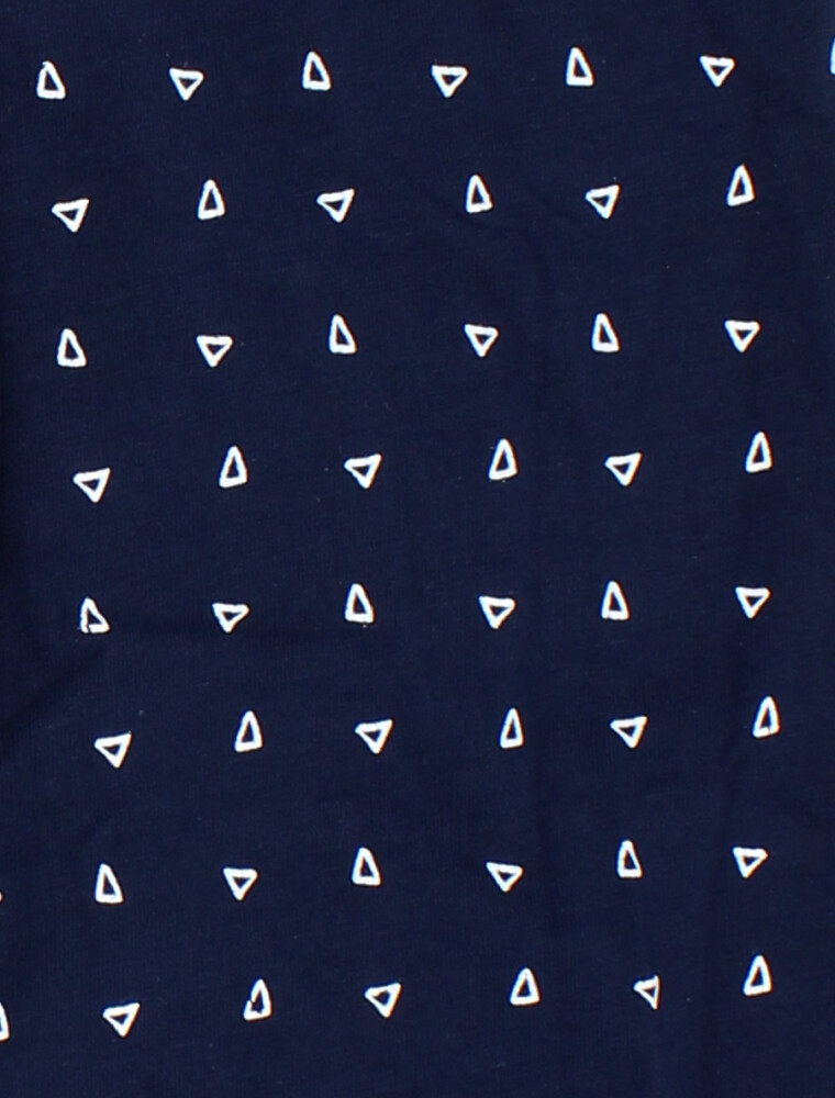 Boxer de Algodón Marino Triángulo