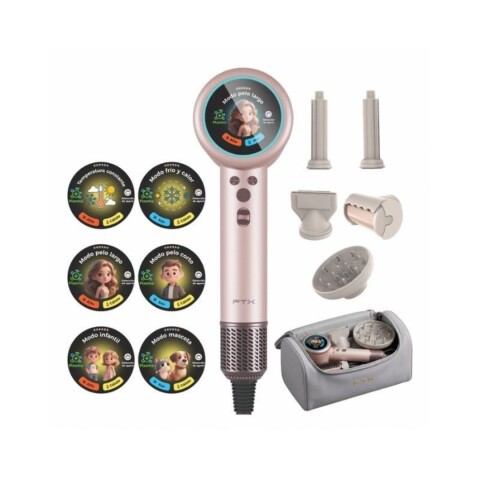 Secador De Pelo FTX 5 En 1 HY2-205 Secador De Pelo FTX 5 En 1 HY2-205