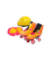 Patines para Niña Rosa y Amarillo Talle 30