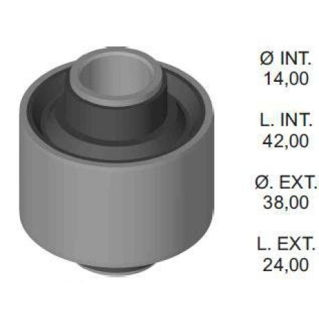 BUJE FIAT SILENTBLOCK BRAZO ROTULA 128 SUPER EUROP - BUJE FIAT SILENTBLOCK BRAZO ROTULA 128 SUPER EUROP -