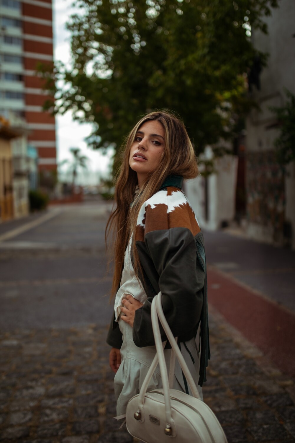 Arreo Jacket Verde Musgo / Cowhide Oscuro