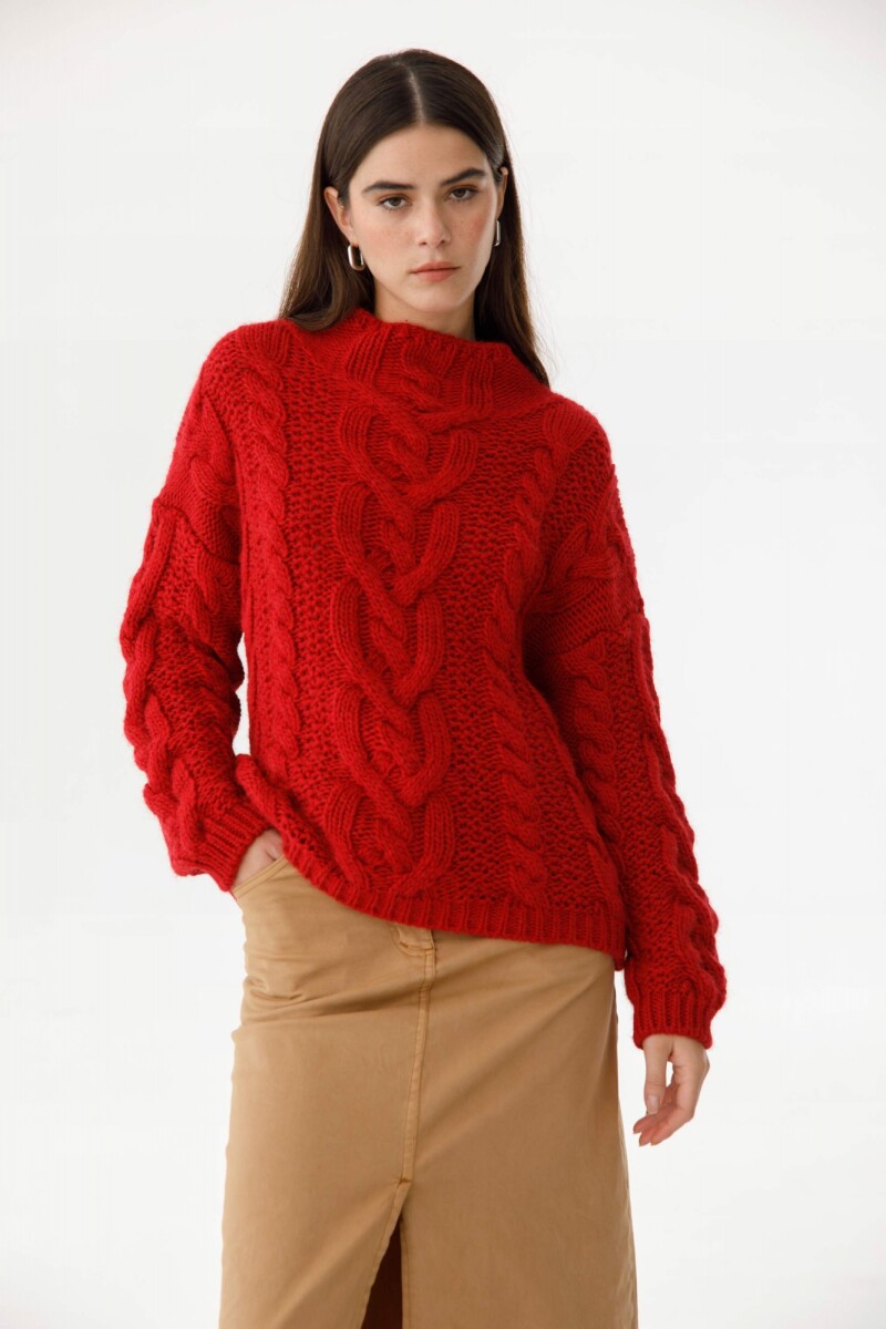 Sweater Roberta - Rojo 