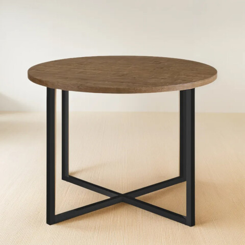 Mesa De Centro Circa Alta Unsi Hierro Madera MESA DE CENTRO CIRCA ALTA