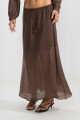 ABBY SKIRT Chocolate