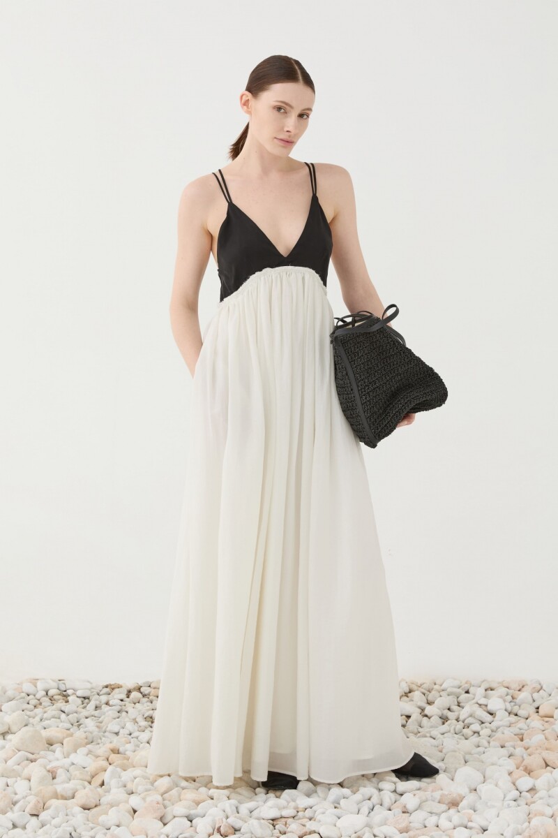 VESTIDO MAXI Blanco