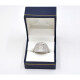 Anillo En Oro 18K, Bombe, Diamantado Anillo En Oro 18K, Bombe, Diamantado