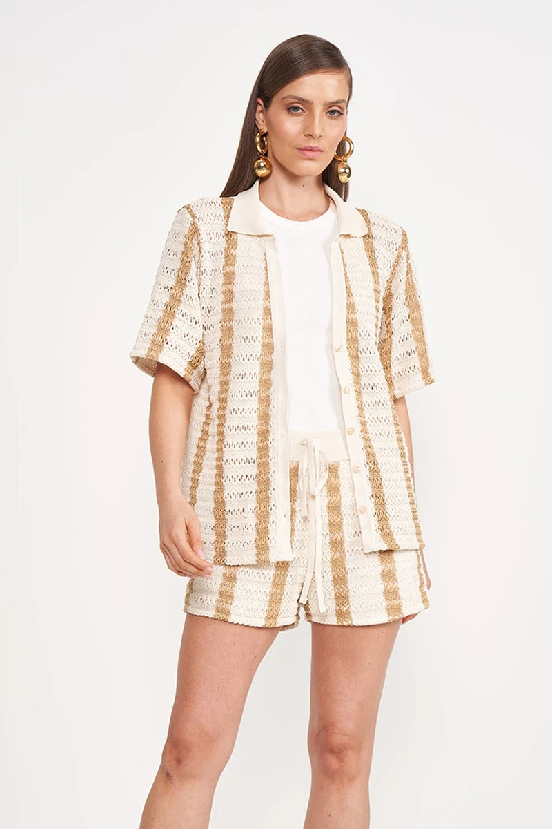 Camisa Luiza - Beige 