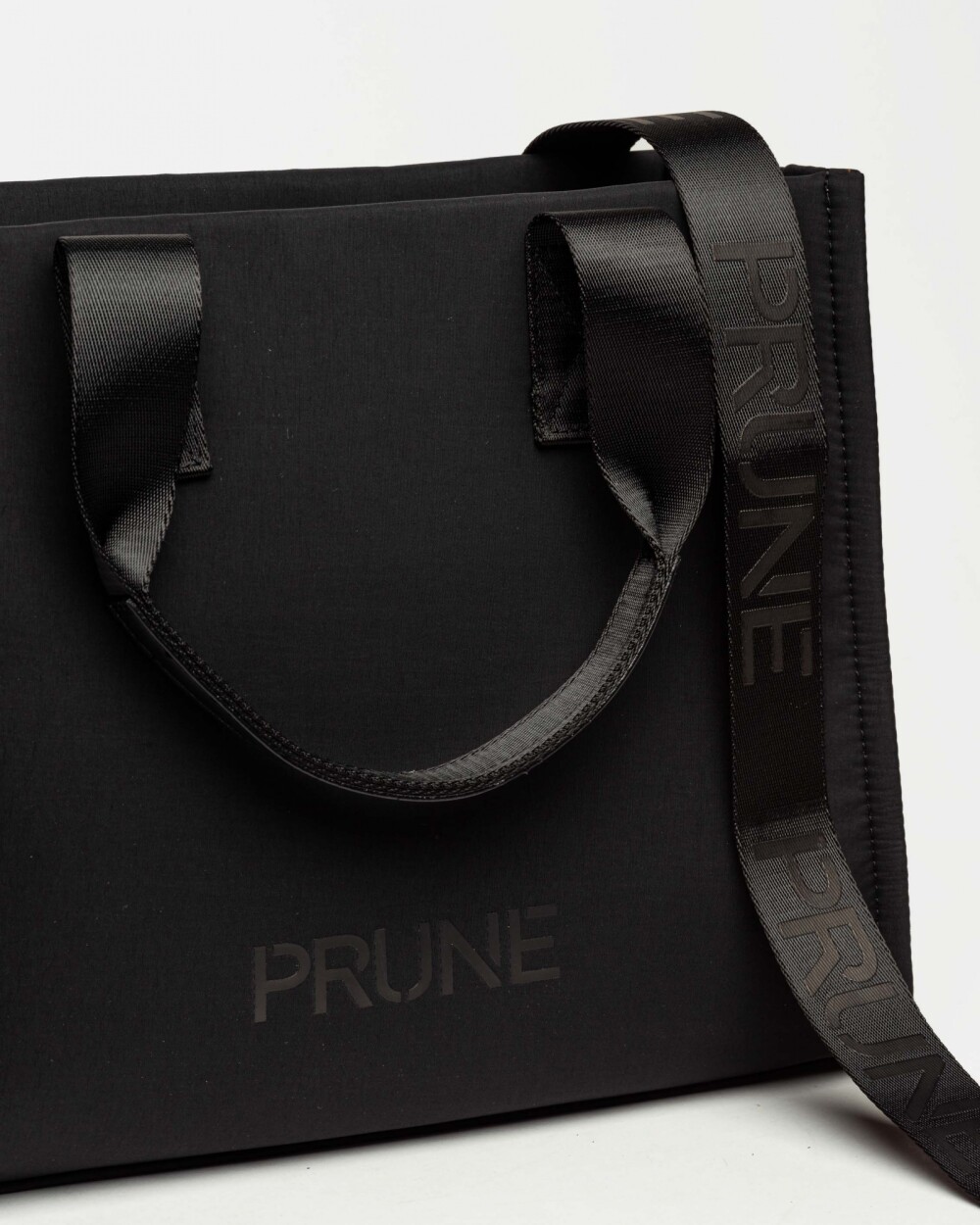 Cartera de mano Flight en nylon washed Negro