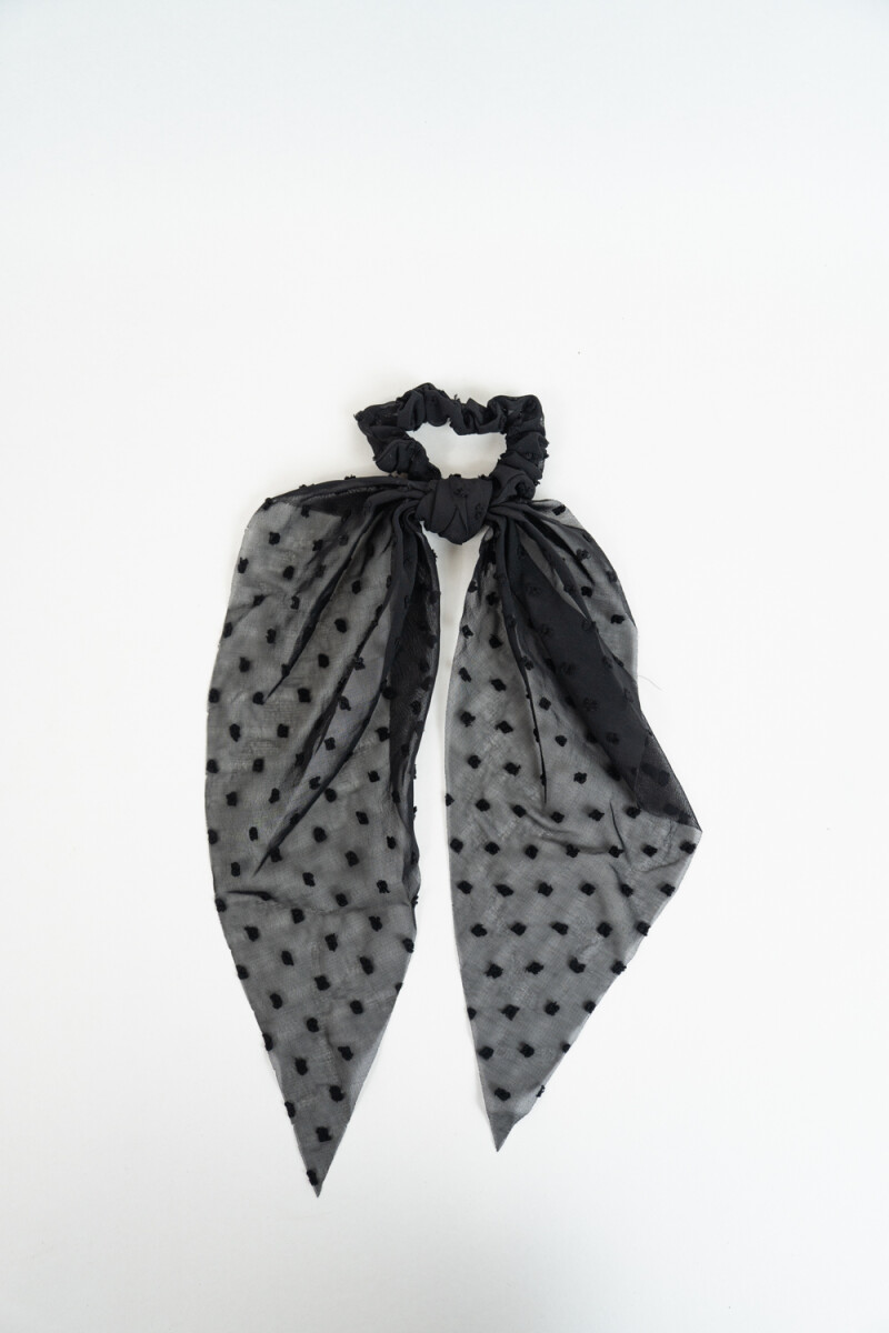 Gomita De Pelo Paola - Negro 