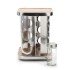 Especiero Giratorio Cuadrado Para Cocina de Acero Inoxidable y Madera 12 Frascos de Vidrio Especiero Giratorio Cuadrado Para Cocina de Acero Inoxidable y Madera 12 Frascos de Vidrio