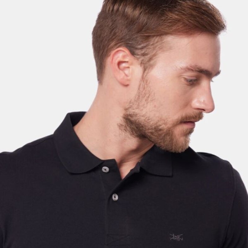 Remera Hombre Polo Legacy Negro