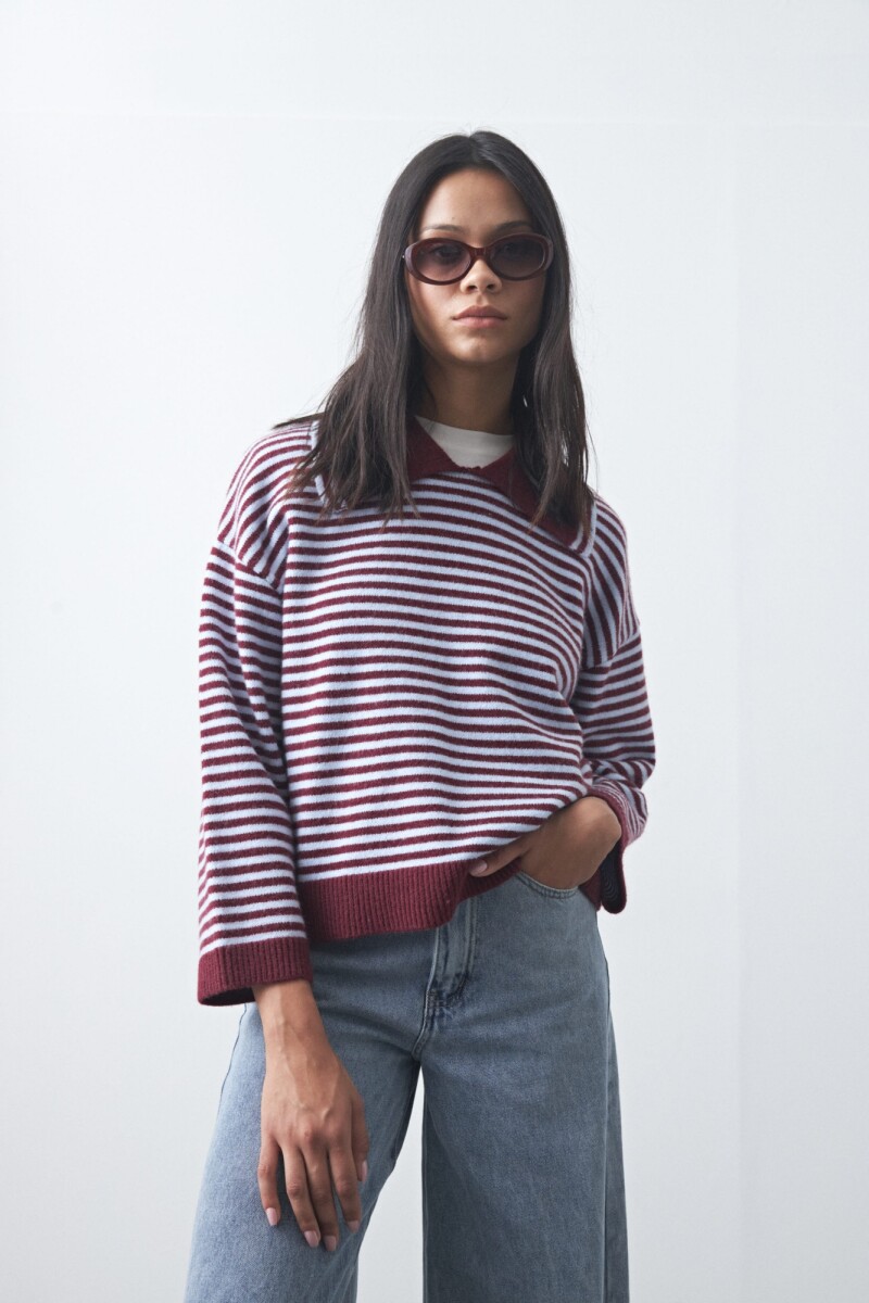 SWEATER <br /> TUMBES Bordó