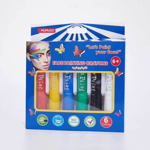 CRAYONES PARA PINTAR LA CARA (6 COLORES) CRAYONES PARA PINTAR LA CARA (6 COLORES)