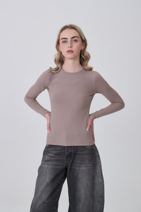 Remera Zacatlan Taupe Claro