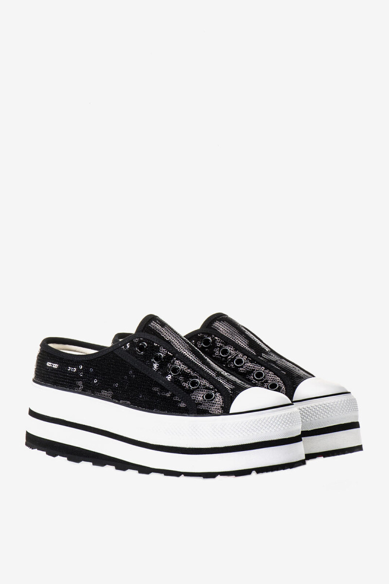 ZAPATILLA OLD SCHOOL - SLIPPER Negro