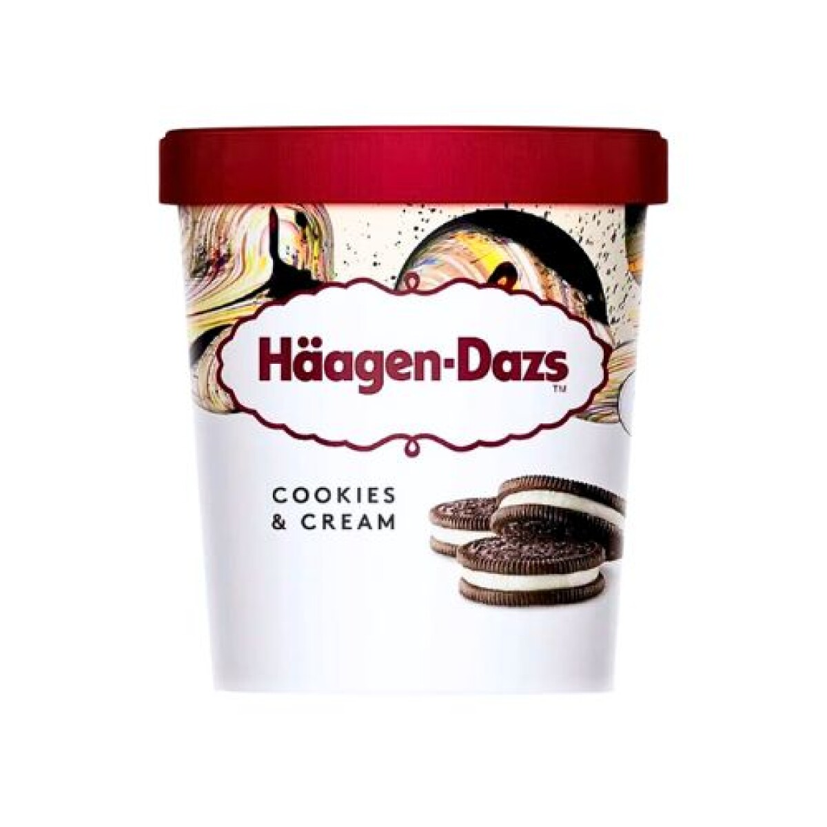 Helado Cookies and Cream Haagen Dazs - 473 ml 