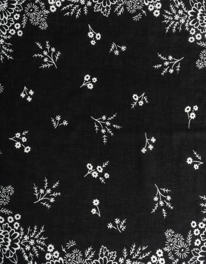 Vinchas Textiles Pañuelo Pañuelo Estampado - Negro
