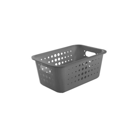 Cesto Caja organizadora de plástico baja 29x19x12cm Ou Cesto Caja Organizadora De Plástico Baja 29x19x12cm Ou