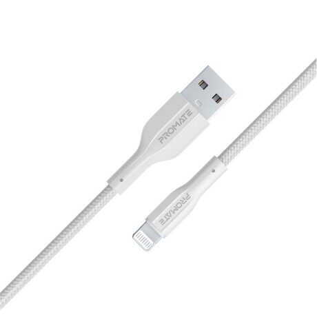 PROMATE XCORD-AI.WHITE CABLE USB-A A LIGHTNING 1M Promate Xcord-ai.white Cable Usb-a A Lightning 1m