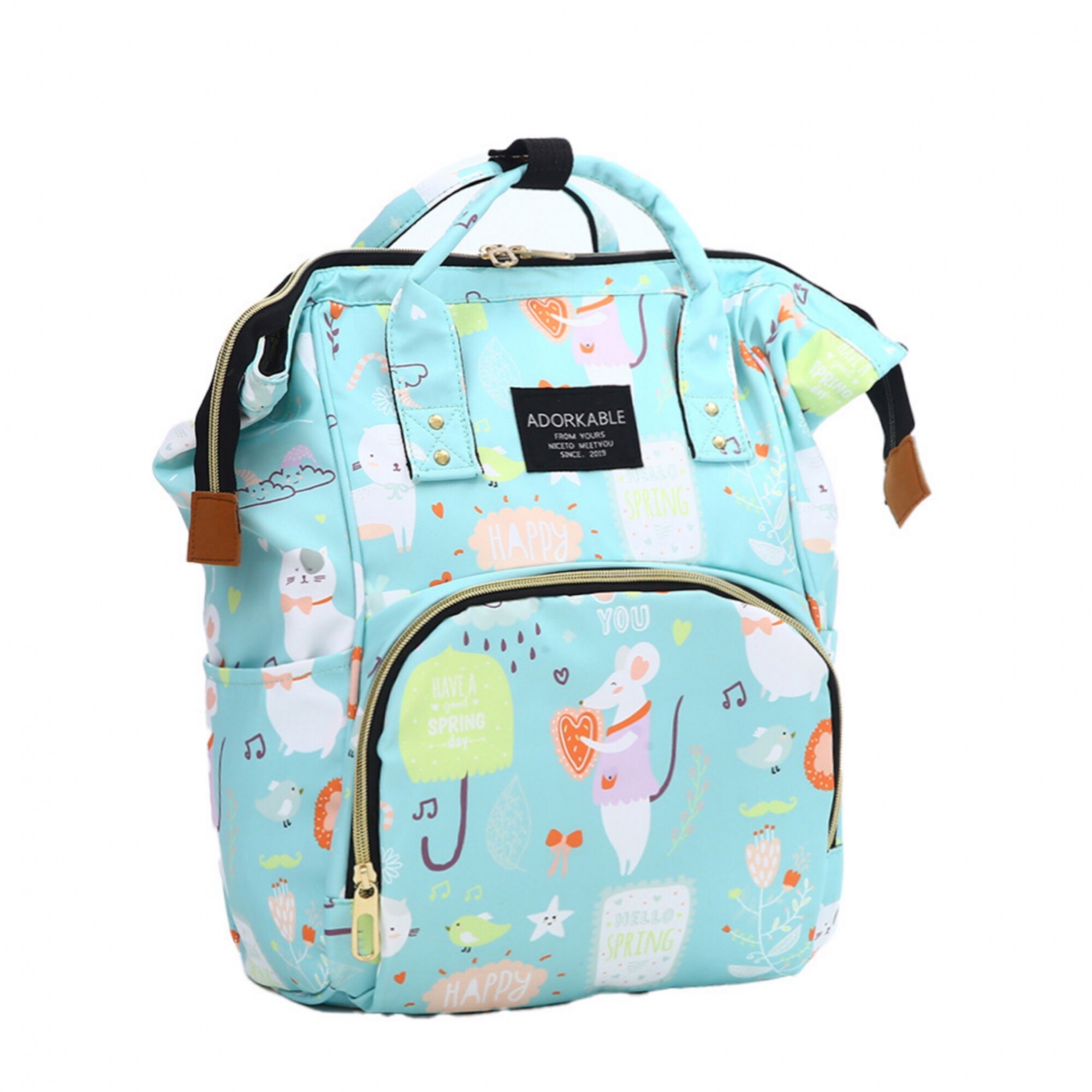 Bolso mochila maternal Aqua Aventureros