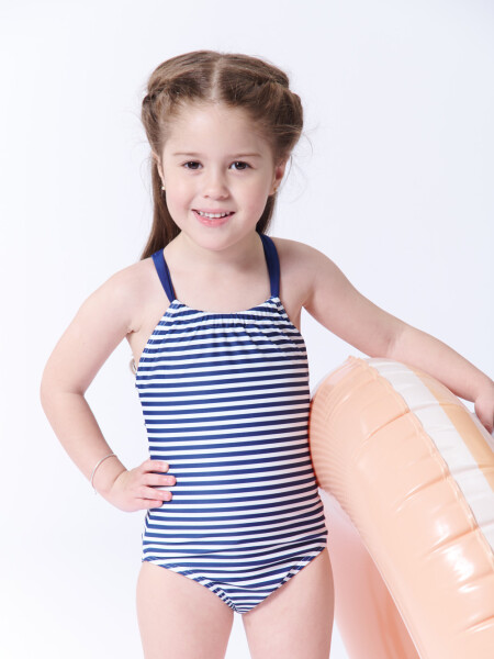 Malla rayas Azul Marino