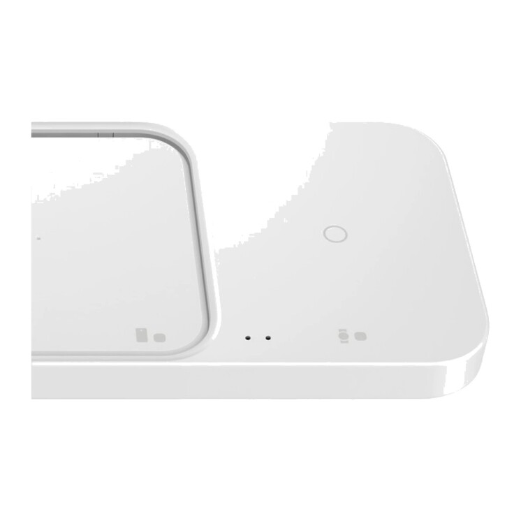 Cargador Inalámbrico Samsung Duo 15 W Carga Súper Rápida White