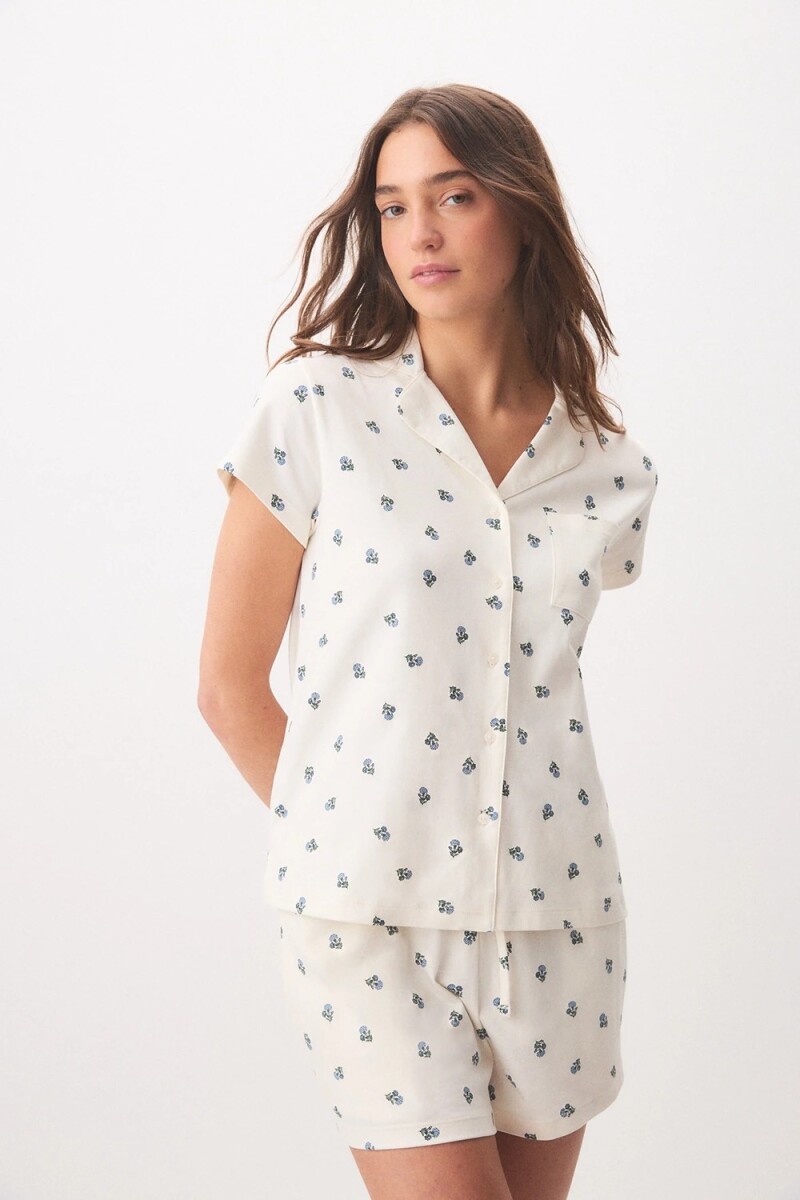 PIJAMA DELFINA Off White
