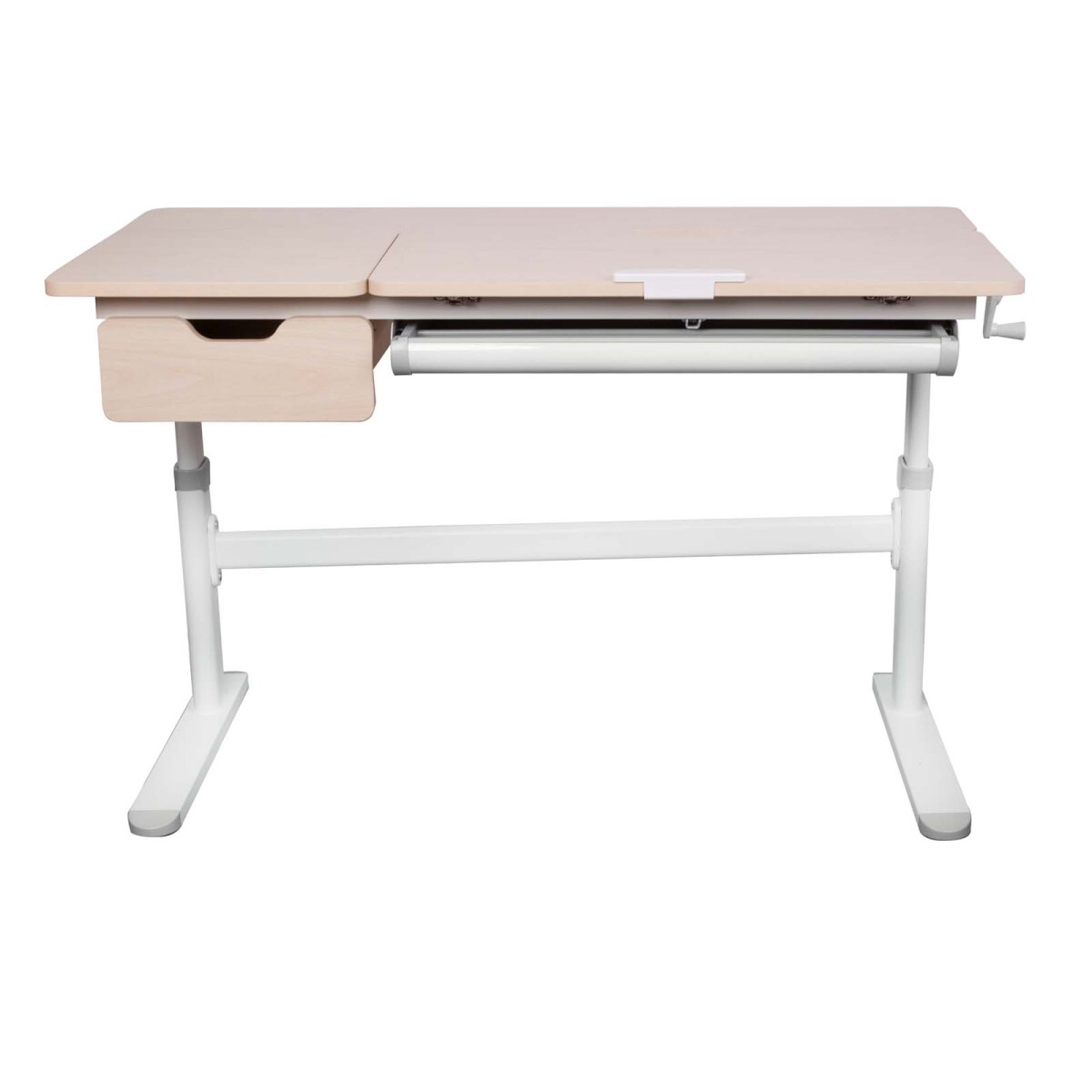 ESCRITORIO REGULABLE KIDS - MDF-Y-METAL BLANCO GALILEO 1,2M 