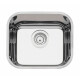 Pileta Para Cocina De Acero Inoxidable 40X34X17 Con Valvula Canastilla