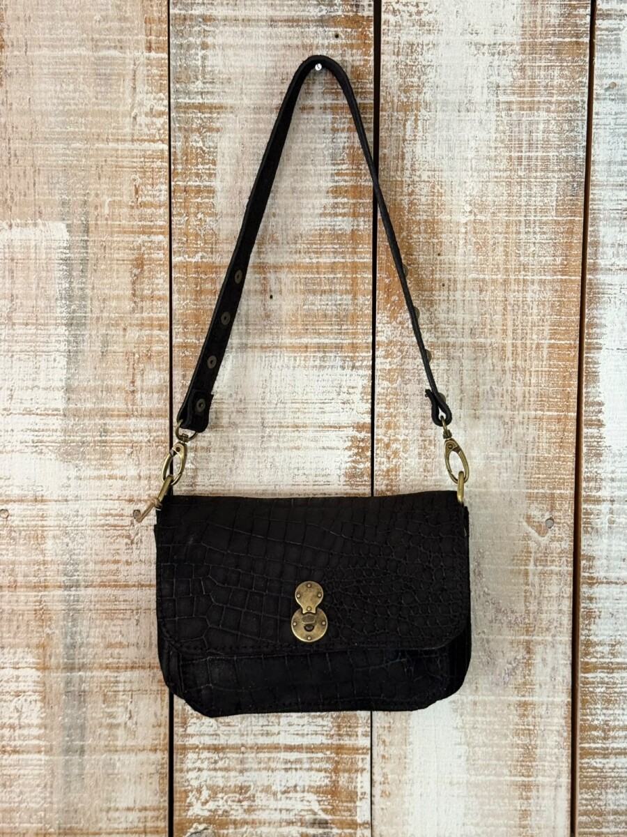 Minibag Miami - Negro Croco 