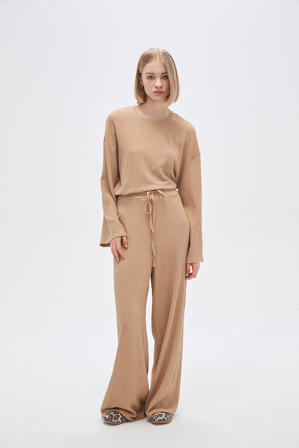 Pantalon Rellys Beige Oscuro