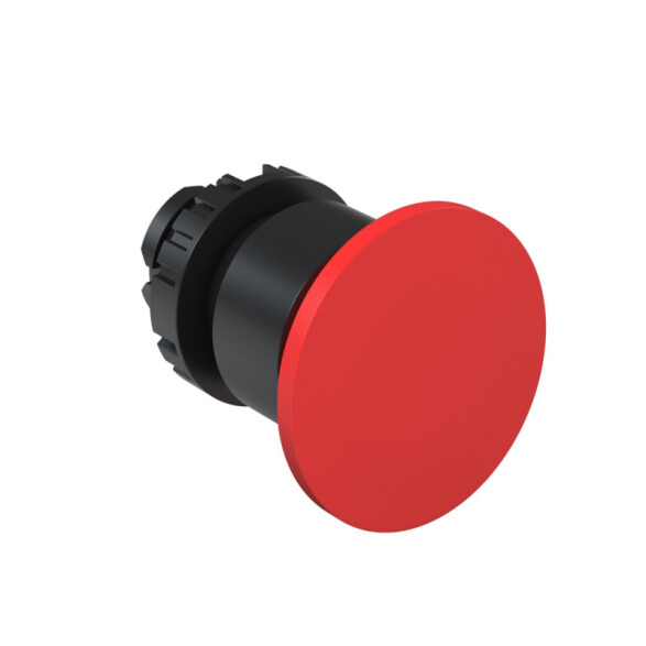 Cabezal hongo c/botón pulsador rojo Ø40mm², BC1 WE5020