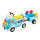 Auto Buggy Andador C/trailer Encastre + Accesorios Celeste