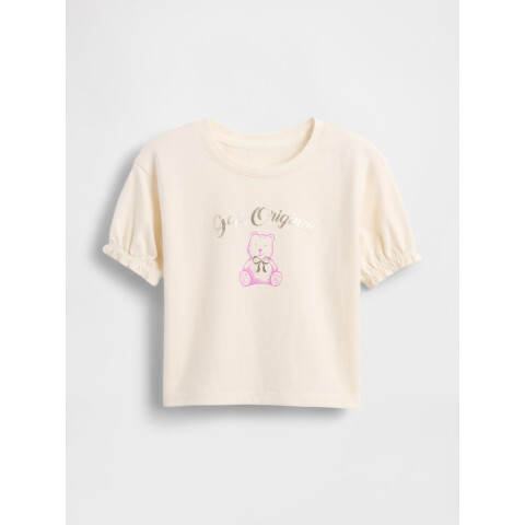 IE FRCH BF SS LOGO T IVORY FROST