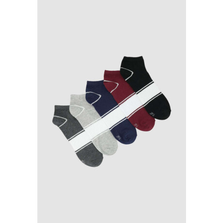 Pack x5 medias cortas deportivas combianadas Variante 40