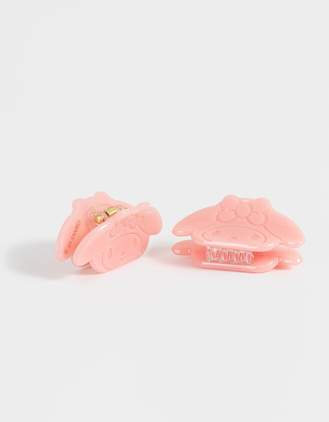 Hebillas Infantiles Licencias Set De Broches "my Melody" - Rosa Claro