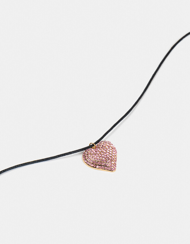 Chokers Prom Choker Corazón - Dorado