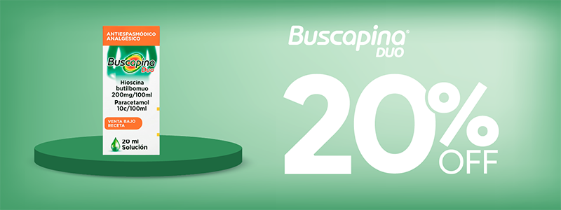 Buscapina Gotas 20% off